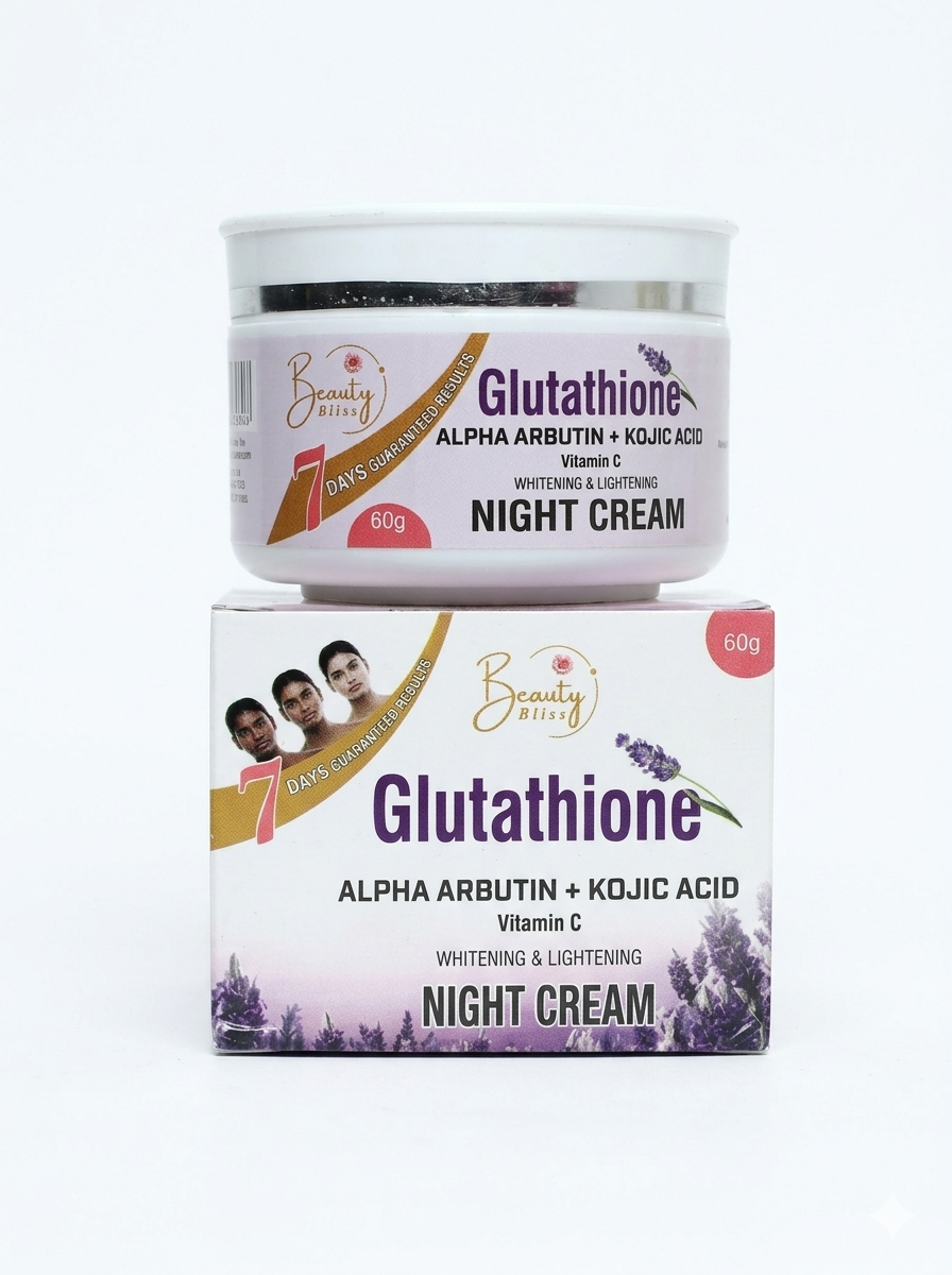 Glutathione Night Cream Best Result ( Face , Hand & Feet Cream ) For Women's & Mens