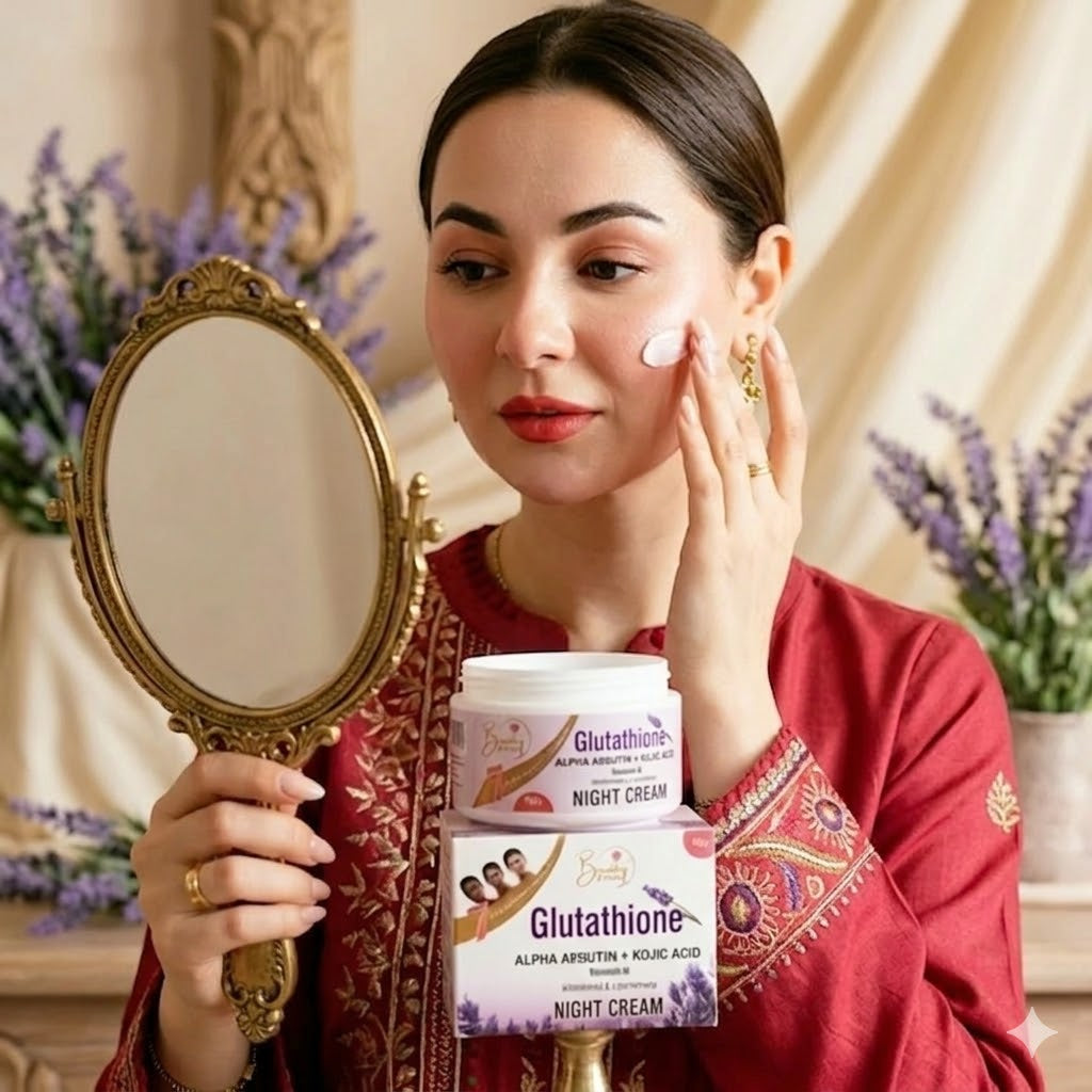 Glutathione Night Cream Best Result ( Face , Hand & Feet Cream ) For Women's & Mens