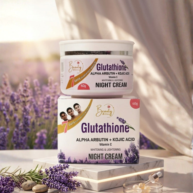 Glutathione Night Cream Best Result ( Face , Hand & Feet Cream ) For Women's & Mens